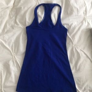 Purple lululemon cotton tank